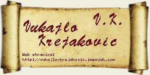 Vukajlo Krejaković vizit kartica